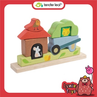 Tender Leaf Toys ของเล่นไม้ ของเล่นเสริมพัฒนาการ ชุดตัวต่อแม่เหล็กในสวน Garden Magnetic Puzzle