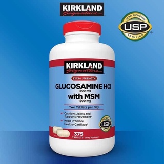 วิตามิน Kirkland Glucosamine 1500mg + MSM 1500mg.