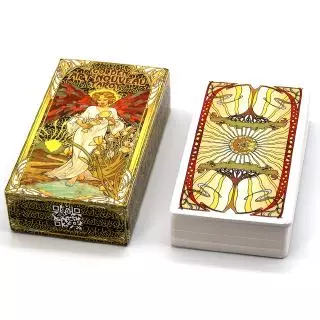 ไพ่ต์ทาโร่ต์ ชุด 78 ใบ Golden Art Novveau Tarot