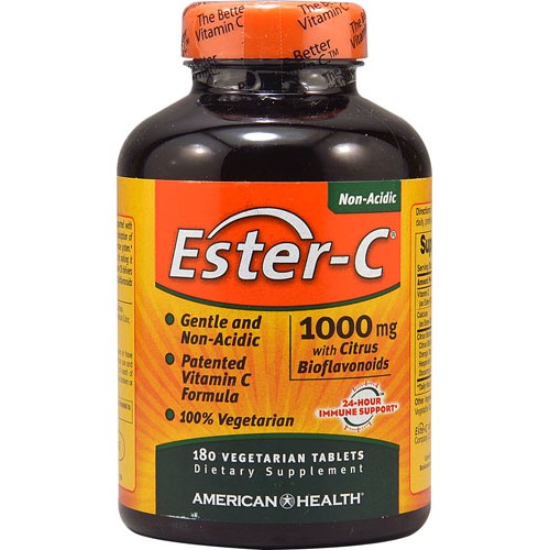 American Health Ester-C with Citrus Bioflavonoids 1000 mg 180 Veg Tabs
