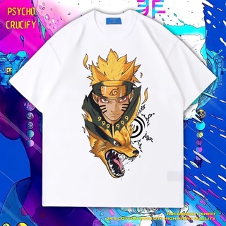 เสื้อยืด ขนาดใหญ่ พิมพ์ลาย Psycho Crucify Naruto Green ON | หินล้างทําความสะอาด | เสื้อยืด ขนาดใหญ่ | สไตล์วินเทจ | เสื้