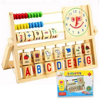 ชุดเรียนรู้คำศัพท์ไม้ ลูกคิด บวกเลข ของเล่นเสริมพัฒนาการ ของเล่นไม้ ของเล่นเสริมทักษะ ของเล่น ของเล่นเด็ก