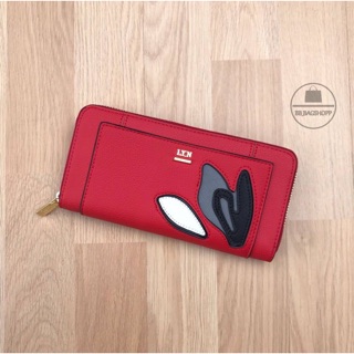 LYN HANA LONG WALLET (outlet) สีแดง