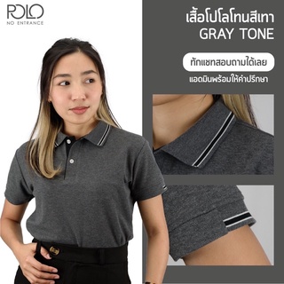 เสื้อโปโลสีท็อปดำ (สินค้าพร้อมจัดส่ง) เนื้อผ้าใส่สบาย PL-28