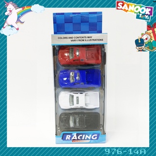 TOYS ของเล่นชุดรถตำรวจสนุก บรรจุ4คัน คละแบบ#976-14A (25x10x5ซม.)