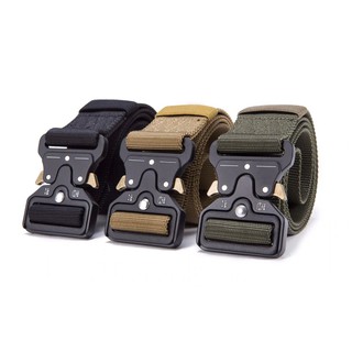 เข็มขัดสนาม (Tactical belt) พร้อมหัวเข็มขัด