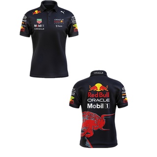 เสื้อโปโลแขนสั้น แบบแห้งเร็ว ลาย Redbull F1 สําหรับผู้ชาย และเด็ก เหมาะกับการขี่จักรยานยนต์ 2022