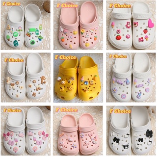 Jibbitz อุปกรณ์เสริม หัวเข็มขัด ลายการ์ตูนน่ารัก สําหรับตกแต่งรองเท้า Crocs