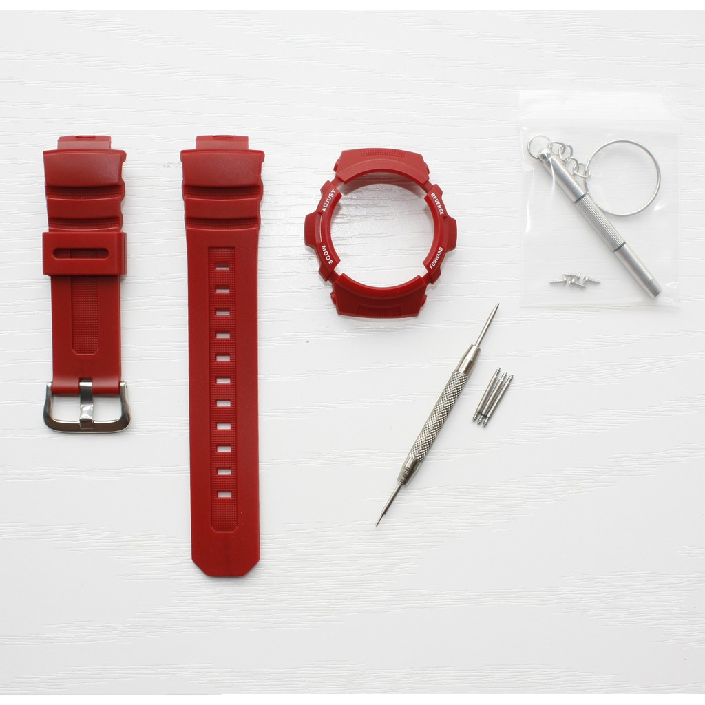 สายนาฬิกาเรซิ่นสําหรับ AW-591 AW-590 AWG-M100/101 Bezel Gshock ทนสายนาฬิกา Watchcover Watchcase ราคา ถูกที่สุด ดีลบีเคเค แกลเลอรีภาพที่ 3