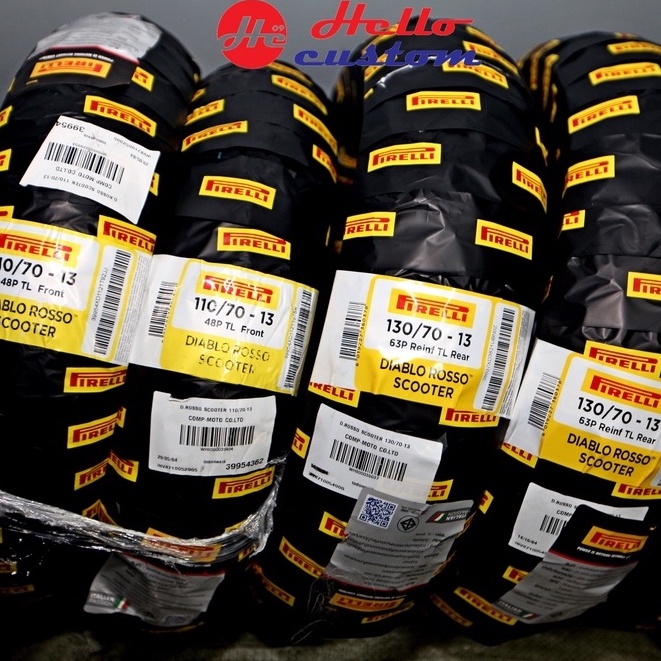 ยาง Nmax 155 Pirelli Rosso Scooter  F 110/70-13 R 130/70-13