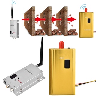 Sagittarius314 👍 ชุดตัวรับส่งสัญญาณ และตัวรับสัญญาณกล้องวงจรปิด ไร้สาย 1.2G 1.5W