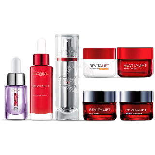 โปรโมชั่น : แท้% ครีมบำรุงผิวหน้า ลอรีอัล รีไวทัลลิฟท์ LOREAL Paris Revitalift Serum Day  Night Cream Eye Cream Milky Foam