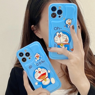 เคสป้องกันโทรศัพท์มือถือ TPU แบบนิ่ม ลายการ์ตูนโดราเอมอน กันกระแทก สําหรับ iPhone 11 13 Pro Max 12Pro XR