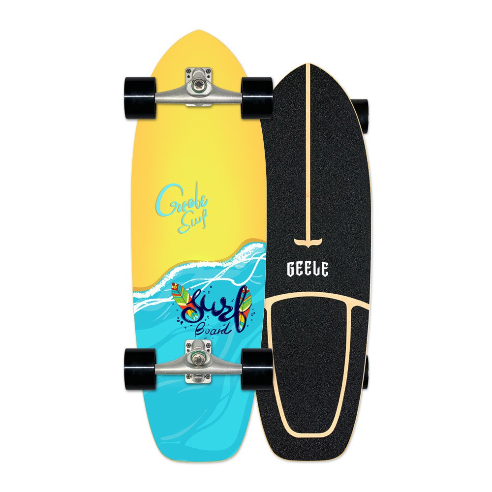 เซิร์ฟสเก็ต Geele cx4 ของแท้ แถมฟรีประแจ รุ่นใหม่ ส่งจากไทย surfskate สเก็ตบอร์ด toy108 surfskate board
