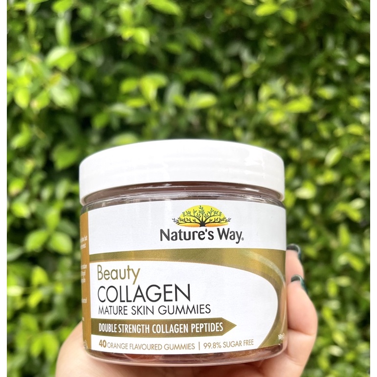Nature’s way collagen mature skin gummies 40เยลลี่ คอลลาเจนสูงกว่าปกติ