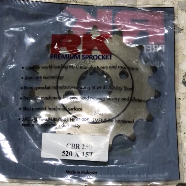 Honda CBR 250 / CBF 250 Rk Sprocket 520 X 15T