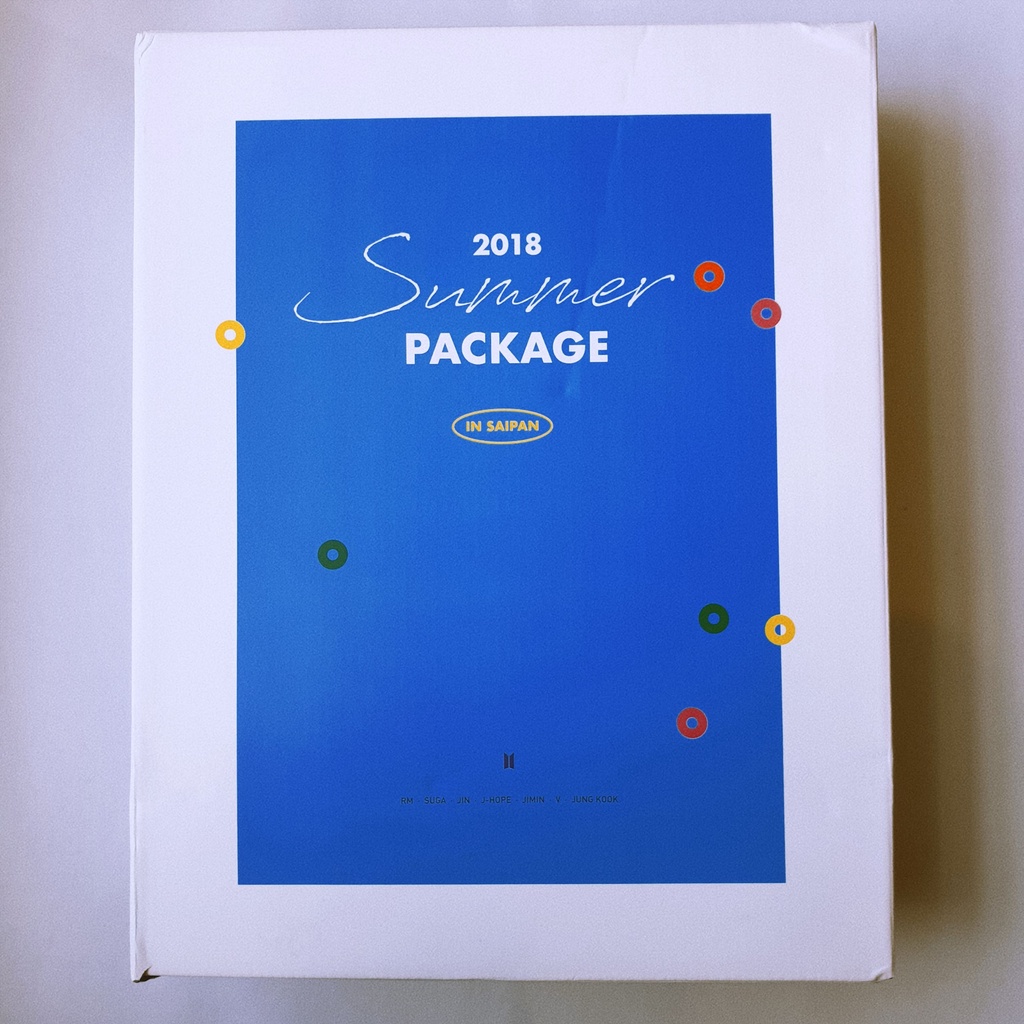 แผ่น DVD อัลบั้ม BTS 2018 SUMMER PACKAGE IN SAIPAN Official