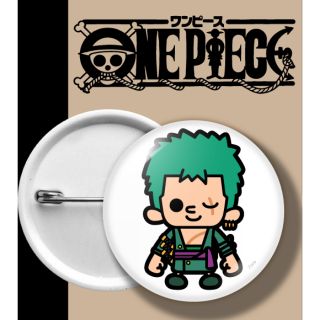 ONEPIECE BADGE เข็มกลัด วันพีช โซโล ZORO