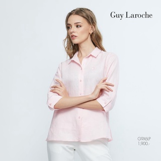 Guy Laroche เสื้อผู้หญิง เสื้อเชิ้ตผู้﻿หญิง Light Linen Shirt (G9X6LP)