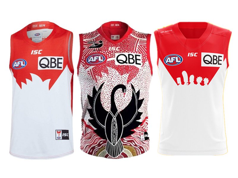 custom afl guernsey