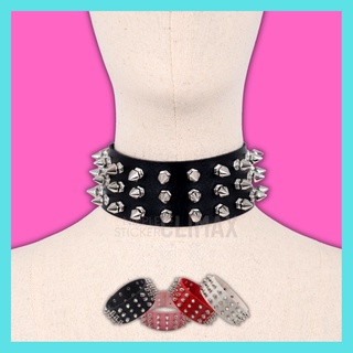 โชคเกอร์ Choker หนาม สร้อยคอ โชคเกอร์หนังเทียม ปลอกคอเซ็กซี่ ปลอกคอ ชุดชั้นใน ชุดนอนไม่ได้นอน