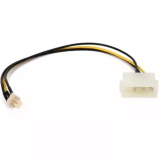 ราคา4-Pin Molex/IDE to 3-Pin CPU/Case Fan/Chasis Power Connector Cables