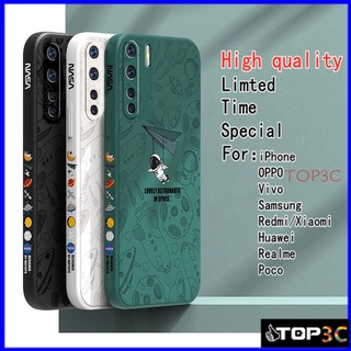 เคส Oppo Reno 3 เคส Oppo A91 Reno2 F Reno 7 5G Reno 6 5G Reno 7Z 5g Reno 7 Pro 6Z 5G 6Pro Reno 2 5 A94 4 4G 4Z A93 Space Nasa เคสมือถือคู่รัก เคสโทรศัพท์ TKR