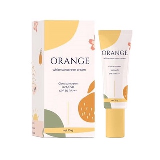 Orange White Sunscreen Cream กันแดดส้ม (10g.)