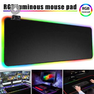 แผ่นรองเมาส์แป้นพิมพ์ขนาดใหญ่ rgb led backlight