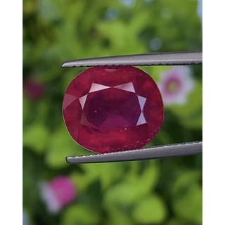 พลอย ทับทิม (Ruby Sapphire) 7.85 กะรัต (Cts.) พลอยแท้ อัญมณีมงคลประจําวันเกิด