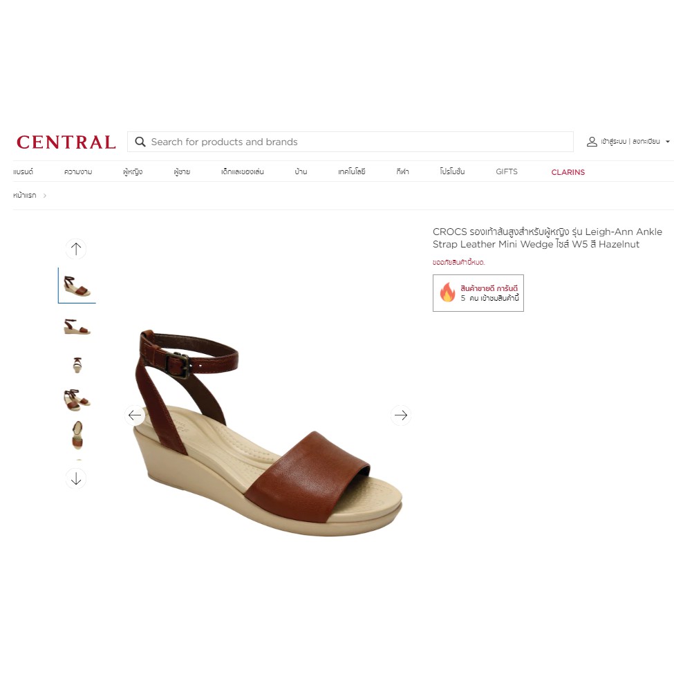 crocs leigh ann mini wedge