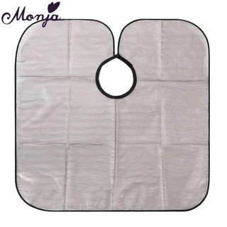 Monja ผ้าคลุมตัดผม PVC แบบมืออาชีพ สําหรับผู้ใหญ่ ร้านตัดผม DIY hairdressing cape dyeing protect