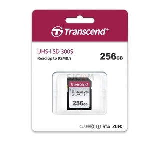 Transcend SDXC 300S 256GB  SD Card  -รับประกัน 5 ปี-มีใบกำกับภาษี-TS256GSDC300S