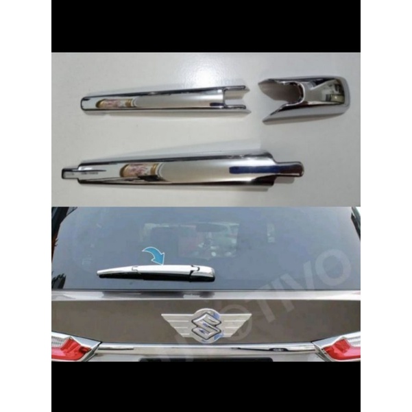 Ertiga 2018-2022 ครอบปัดน้ําฝนโครเมียม