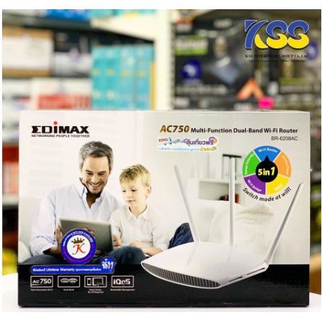 Edimax BR-6208AC AC750 Multi-Function Router