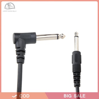 【happyeasybuy】3เมตร 10ฟุต Electric Patch Cord Guitar Amp Guitar Cable