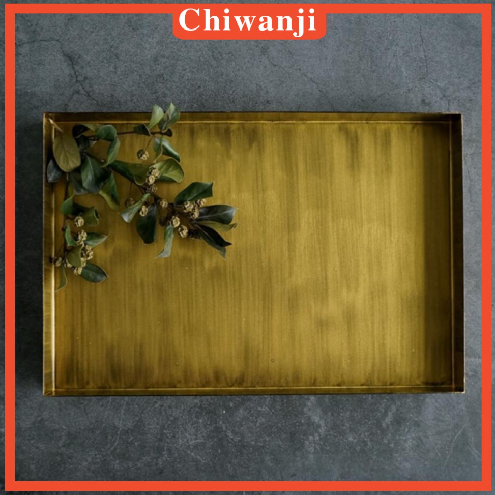 ( Chiwanji ) ถาดเหล็กทองเหลืองสําหรับใส่อาหาร