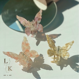 Lock and Keep Jewel กิ๊บผีเสื้อ Papillon Butterfly Hair Claw