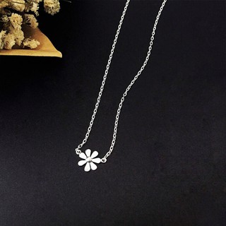 earika.earrings - posy necklace สร้อยคอเงินแท้จี้ดอกไม้ S92.5 ปรับขนาดได้