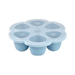 BEABA ถาดซิลิโคน Silicone Multiportions 6 x 90 ml - Blue