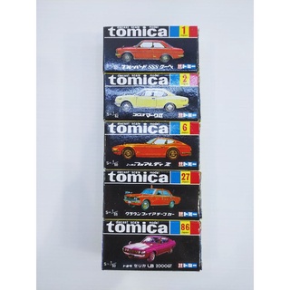 รถเหล็กTomica/No.1JP/No.2JP/No.6JP/No.27JP/No.86JP