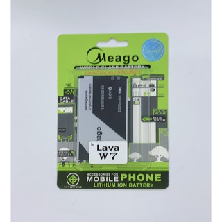 Battery แบตเตอรี่มีโก้ meago รุ่น lava w7 สินค้าพร้อมส่ง