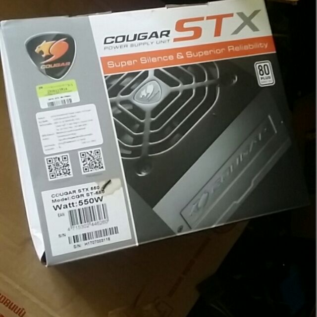 Psu cougar stx 550watt 80+