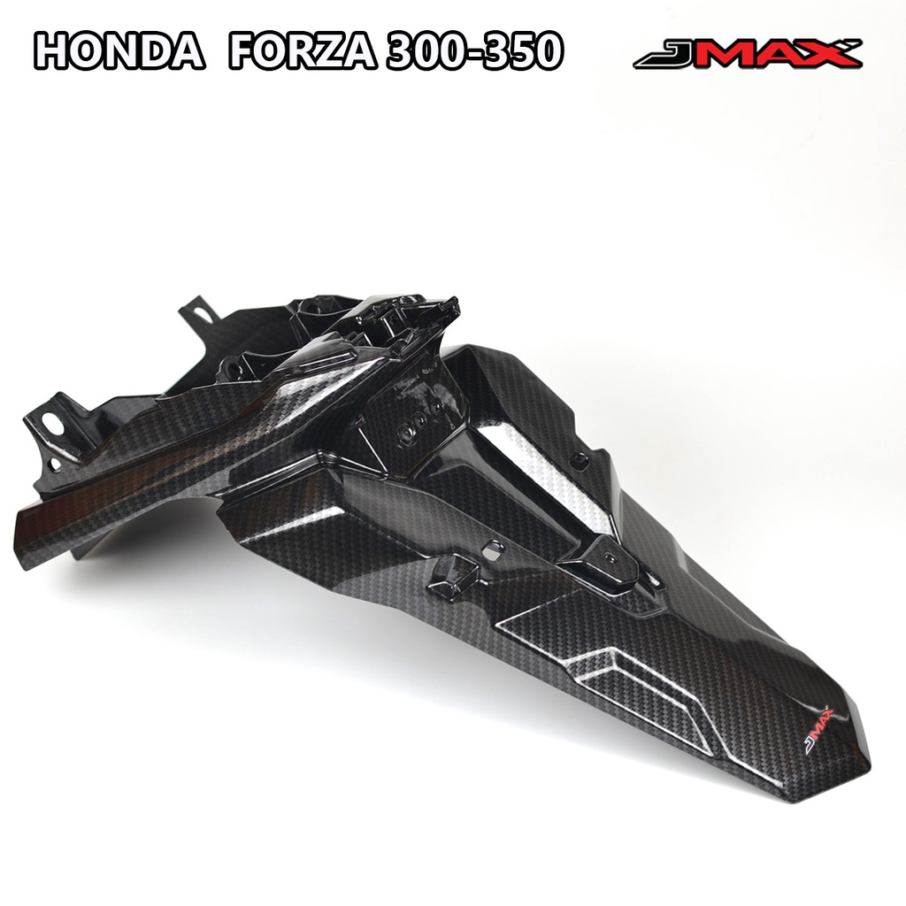 บังโคลนหลัง A ยึดป้ายทะเบียน ตรงรุ่น Forza 300 Forza 350 ปี 2020-25 ลายฟิล์มคาร์บอน 6D