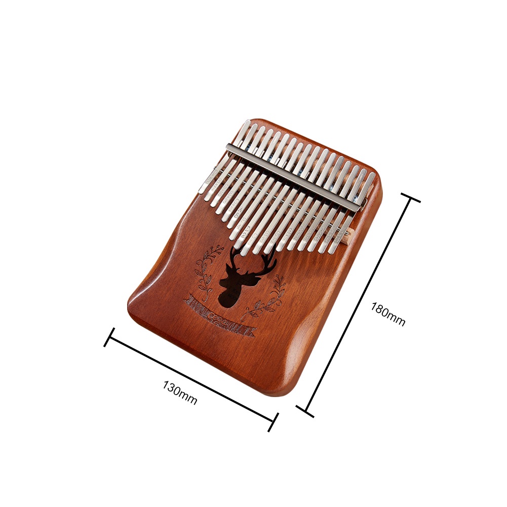 17 Keys Kalimba Mahogany Kalimba Thumb Piano African Musical