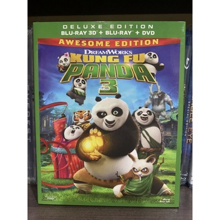 ( 2d/3d) Blu-ray แท้ Kung fu Panda 3 กล่องสวม เสียงไทย บรรยายไทย