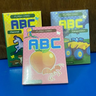 บัตรคำ ABC Flash card สำหรับการเรียนรู้คำศัพท์