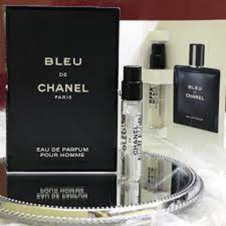 แท้จากเค้าท์เตอร์ !! BLEU DE CHANEL น้ำหอมผู้ชาย BLEU DE CHANEL EDP POUR HOMME 2ML