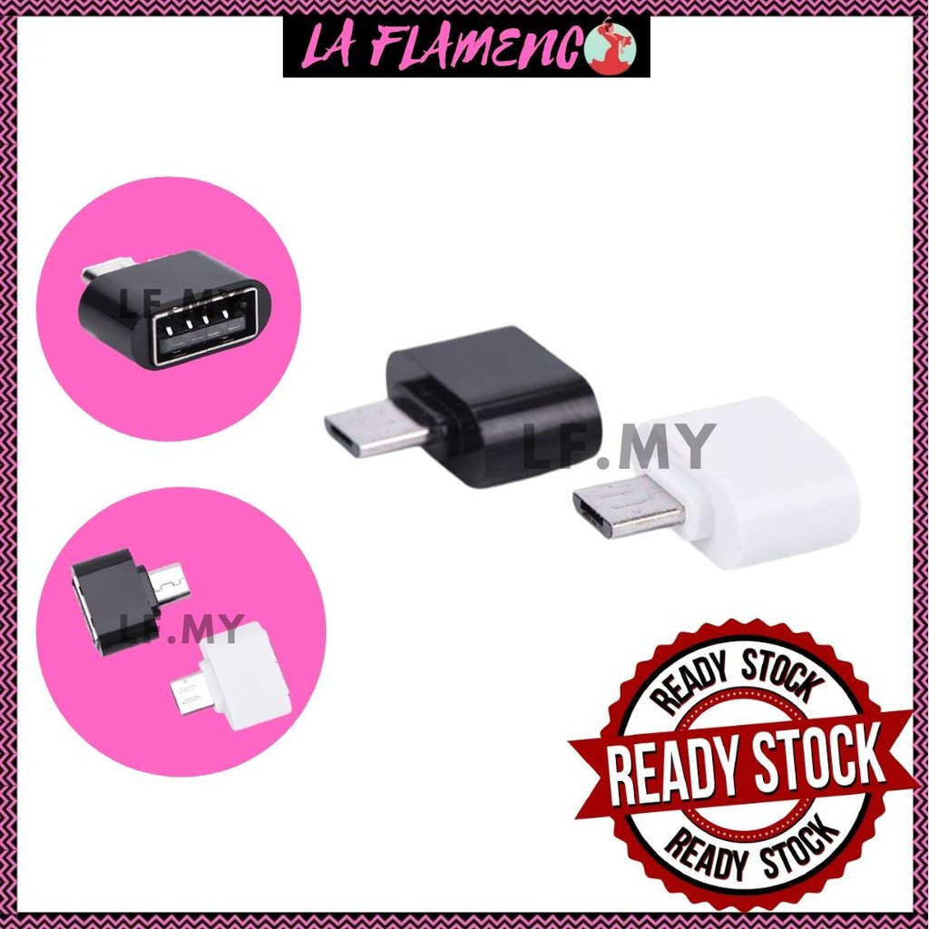 สาย Mini OTG USB to Android Samsung Xiaomi HTC SONY / Kabel Mini OTG USB ke Android Samsung Xiaomi H