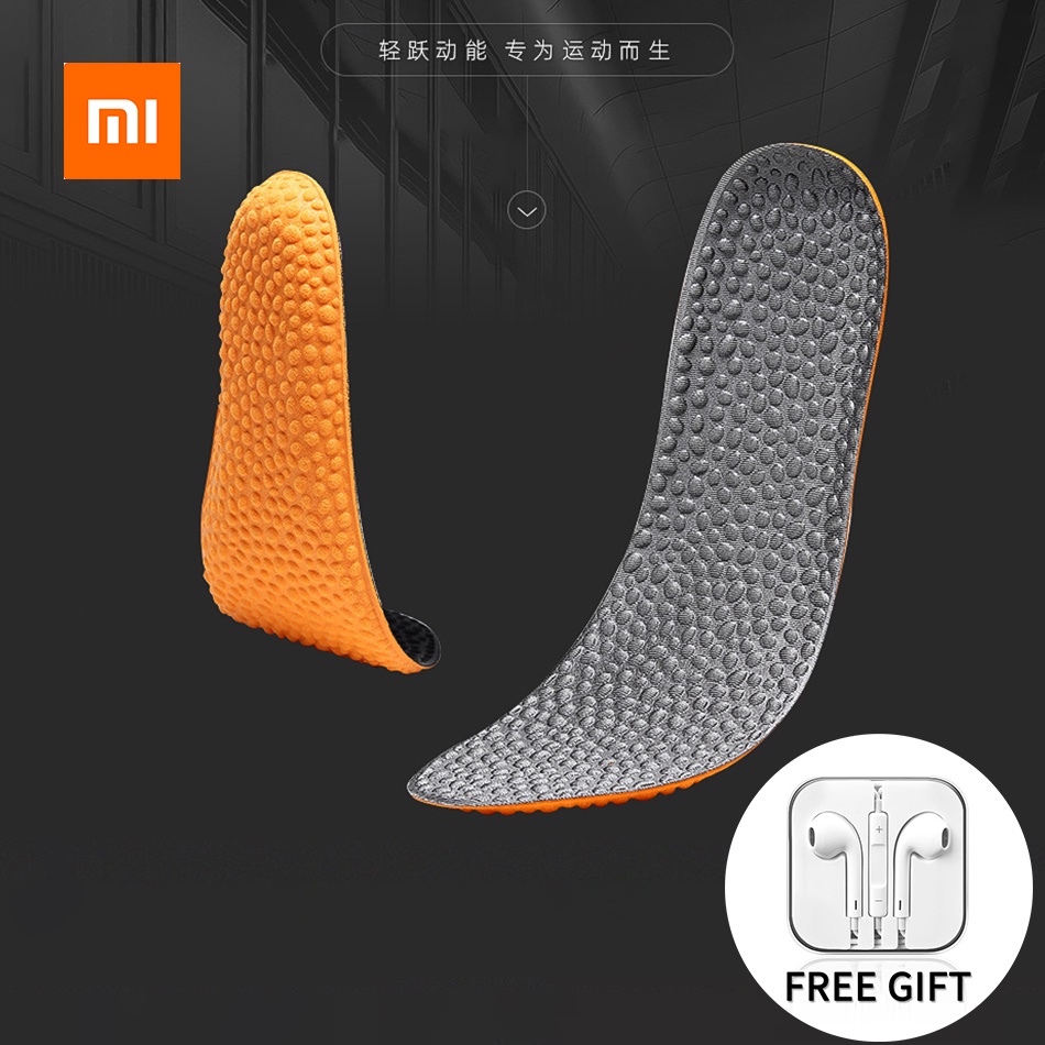 4 Pairs Xiaomi Youpin Memory Insoles For Shoes Sole Outdoor Sport Shock Absorption Breathable Sweat-Absorbent Air Cushio